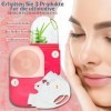 Tiktok Kit de rouleau à glace pour le visage avec brosse de nettoyage pour le visage, masque en silicone, pour nettoyer le vi