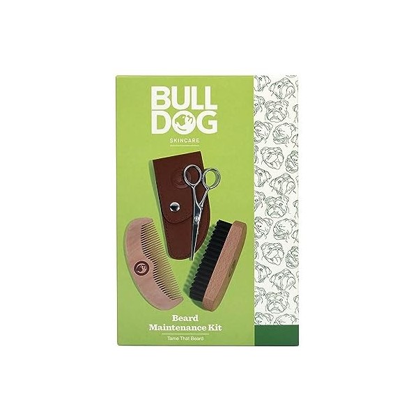 Bulldog Soin de la peau pour homme, coffret cadeau de Noël, kit dentretien original de barbe