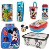 Disney Mickey Mouse and Friends Coffret Cadeau Comprenant Bain moussant et shampooing, Pochette Dentaire, boîte à Sandwich, g