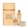 Coffret AmouRoucou - 3 soins Bio au Roucou pour léclat de la peau - Crème visage, sérum, huile démaquillante - ProposNatur