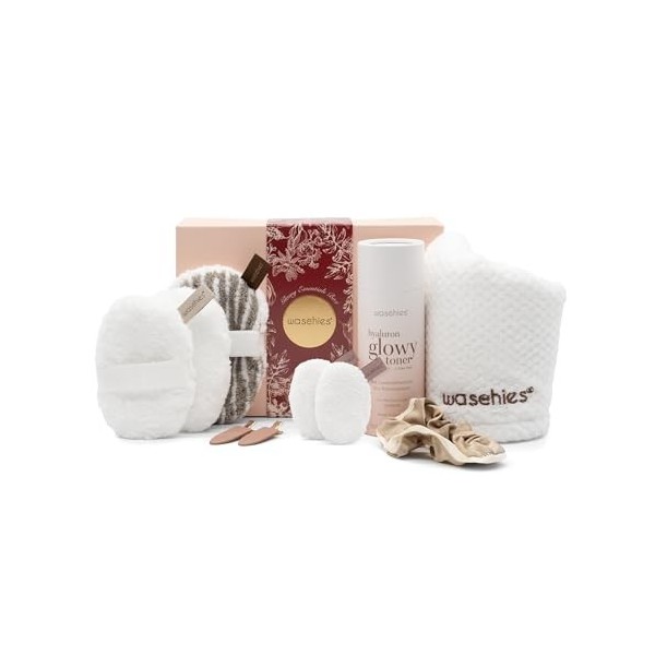 waschies Cadeau de Noël exclusif « X-MAS Set L » – Cadeau durable pour votre meilleure amie, épouse, sœur, réutilisable et re