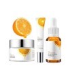 Coffret cadeau de soins de la peau pour adolescentes, 3 pièces, vitamine C, coffret cadeau pour femme comprenant sérum, sérum