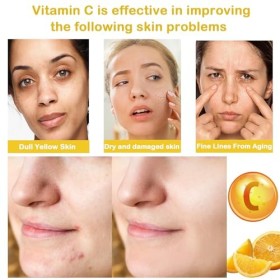 Coffret cadeau de soins de la peau pour adolescentes, 3 pièces, vitamine C, coffret cadeau pour femme comprenant sérum, sérum