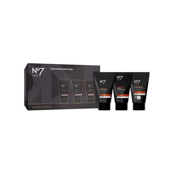 No7 Coffret cadeau trio énergisant pour homme