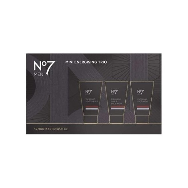 No7 Coffret cadeau trio énergisant pour homme