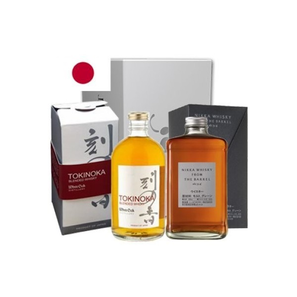 Coffret Vinaddict Sumo - Whisky japonais Nikka et Tokinoka. 2x50cl.