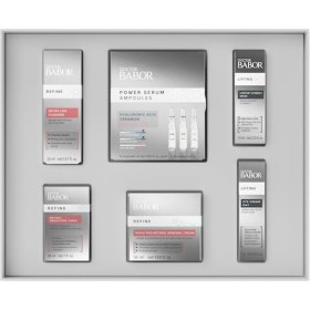 Doctor BABOR ICONIC Lot de 6 produits haute performance pour un teint renouvelé avec crème, nettoyage, ampoules, sérum, tonif