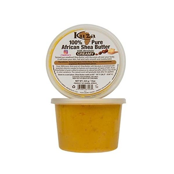 Kuza 100% Naturel Africain beurre de karité 15 oz