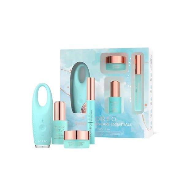 FOREO LUNA 4 mini Set brosse nettoyante et de massage visage + Baume nettoyant ultra-nourrissant, 15 ml + Micro-Foam Cleanser