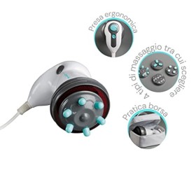 ARDES - Appareil de massage professionnel anti-cellulite avec chauffage infrarouge pour le fessier et les jambes avec 4 acces