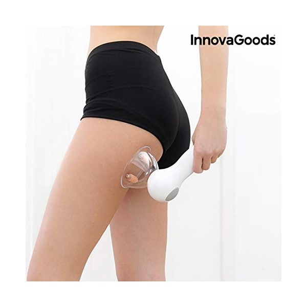 InnovaGoods® Pressothérapie à domicile, masseur anticellulite par aspiration, pressothérapie pour une peau ferme, masseur pou