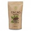 Beurre de Cacao - 1kg / 1000g - Théobroma Cacao - Cru et Naturel - Pressé à Froid - Cacao Cru pour la Cuisine et les Soins de