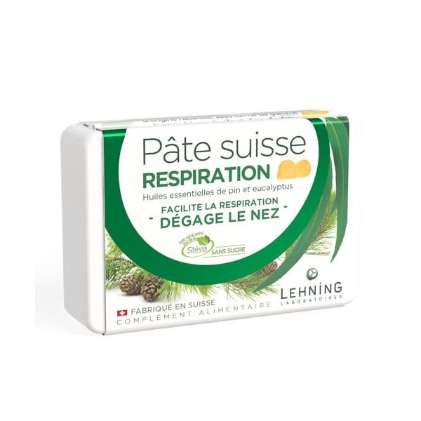 Lehning Pâte Suisse Pin Et Eucalyptus 50g