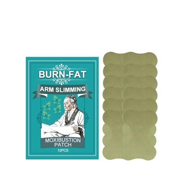 Patchs Minceurs pour Perte de Poids,Boîte Autocollants Moxibustion,Slimming Patch,Patch Amincissant pour les Bras,atch Aminci