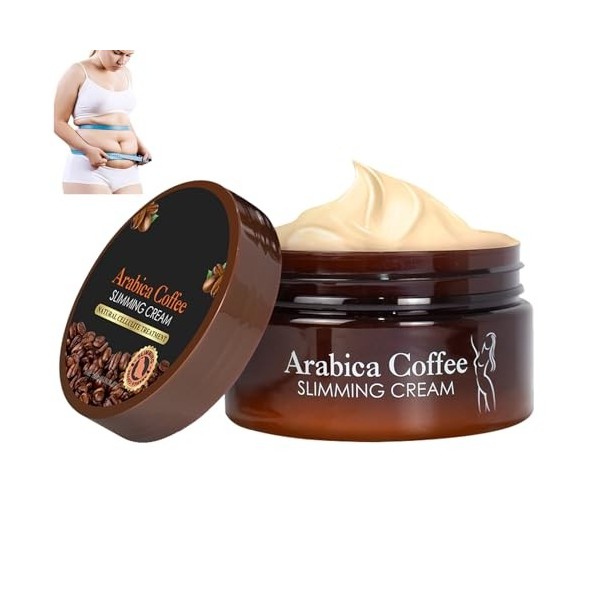 KOAHDE Crème Brûleur de Perte de Poids,Crème Amincissante pour Perte Poids,Crème Minceur Abdominale,Crème Amincissante Café,C