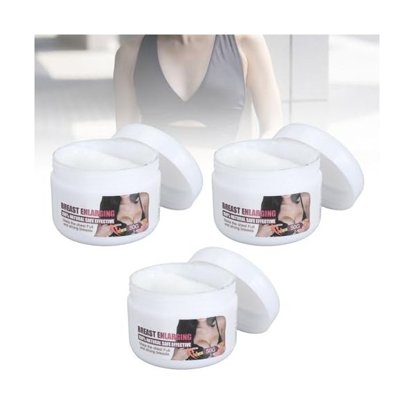 Crème Délargissement des Seins, 3pcs Buste Crème de Levage, Augmenter et Volumiser la Poitrine, Soin de la Poitrine Raffermi