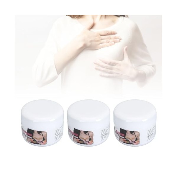 Crème Délargissement des Seins, 3pcs Buste Crème de Levage, Augmenter et Volumiser la Poitrine, Soin de la Poitrine Raffermi