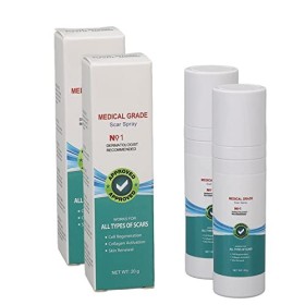 2 Pièces Spray De Soin des Vergetures Cicatrice Enlever le Spray De Cicatrice De Qualité Médicale Pour les Blessures Soins de