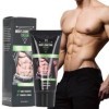 Crème Brûle-graisse, Crème Abdominale, 3 Pièces 60 Ml Crème Brûle-graisse Pour Hommes Pour la Transpiration Accélérée du Vent