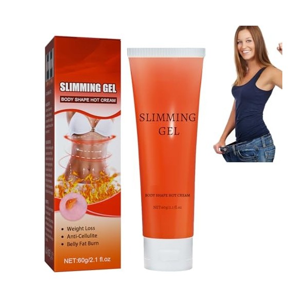 Gel Amincissante Puissante,Gel Minceur,Gel de Massage Brûlant,Gel Perte De Poids,Crème Brûle Graisse,Crème Minceur Anti-Cellu