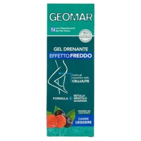 GEOMAR | Gel Drainant Effet Froid, contre les Imperfections de la Cellulite, procure des Jambes Légères, Ingrédients à 95% d