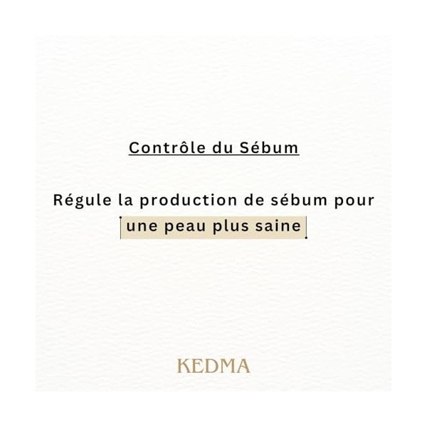 Kedma - Savon au Soufre pour Peau Grasse et Problématique - Purifiant et Équilibrant - Enrichi en Minéraux de la Mer Morte - 