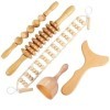 Outils de massage pour thérapie du bois - Kit professionnel Maderoterapia - Outils de sculpture du corps pour drainage lympha