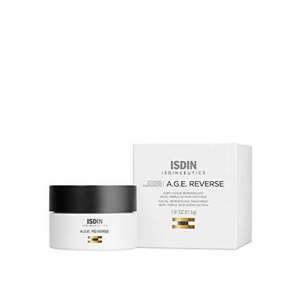 ISDIN Isdinceutics A.G.E Reverse Day | Crème quotidienne de remodelage du visage Carnosine et Syn-Hycan 50ml 