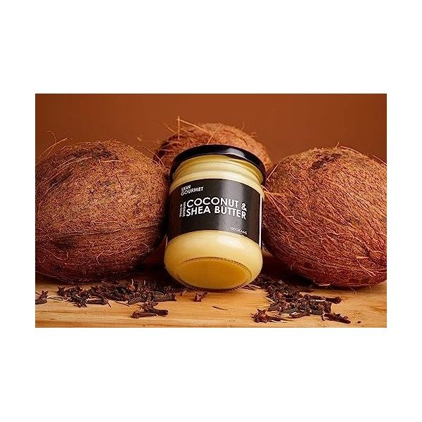 SKIN GOURMET Beurre de karité et huile de noix de coco - 100% naturel