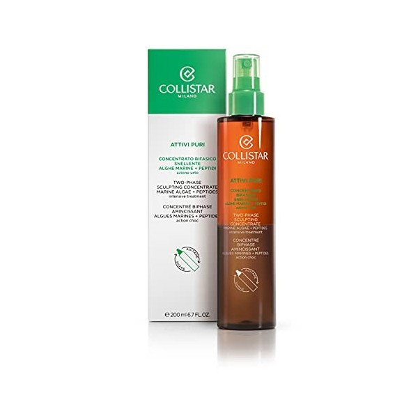 Collistar Actif Pur Concentré Biphasique Minceur Algues Marine + Peptidi 200 ml