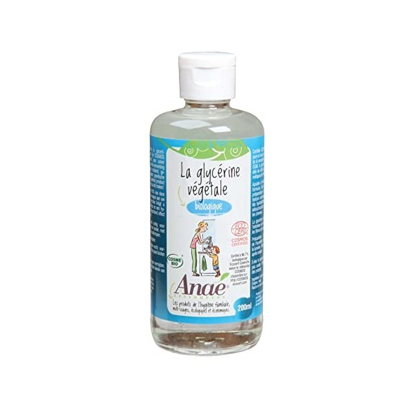 Glycérine végétale BIO - flacon de 200ml