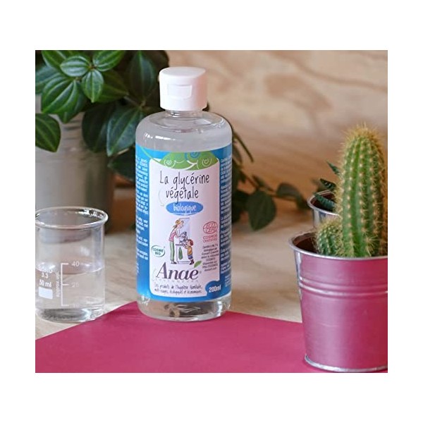 Glycérine végétale BIO - flacon de 200ml