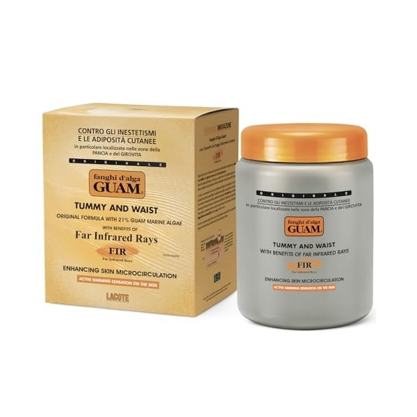 Boue dAlgues Fir GUAM Drainante Tonifiante Anti-Cellulite Revitalisante pour une Peau Élastique et Tonique pour Femme et Hom