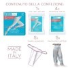 PANTAPLUS+ Collants drainants anti-cellulite, avec sels de la mer morte et menthe, fabriqués en Italie, alternative aux banda