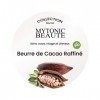 Beurre de Cacao bio pur raffiné 100gr | Peaux Sèches - Lèvres | Hydratant - Régénérant