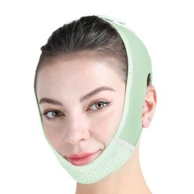 Mentonnière en forme de V, mentonnière de levage en forme de V | Sangle de levage de puces en forme de V pour femmes | Forme 