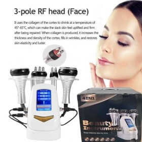 Machine De Cavitation 40K, Machine De Beauté 4 En 1, Machine De Sculpture Corporelle Portable, Soin Du Visage Multifonctionne