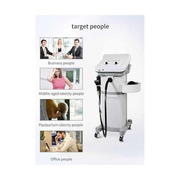 YDIHDFSJF Machine Amincissante pour Le Corps, Massage par Vibration, avec 6 têtes, Appareil de Perte de Poids pour Tout Le Co