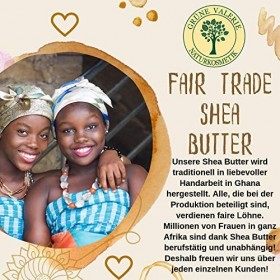 Grüne Valerie - Beurre de karité 250g non raffiné Ivory White Karite - Pressé à froid Grade A+ pur & pure en emballage frai