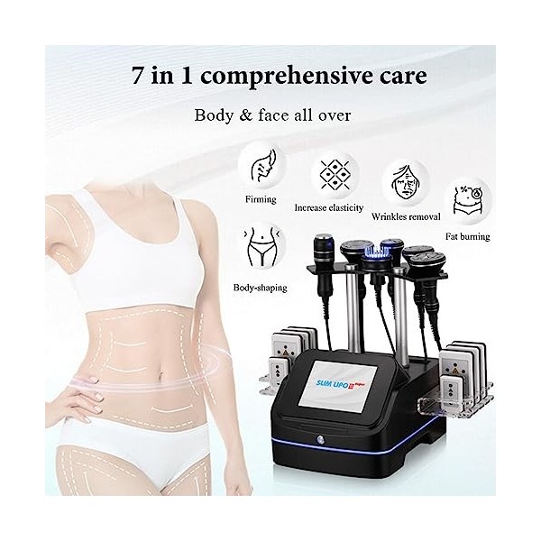 XNYXLPP Machine de Forme multifonctionnelle 7 en 1, pour Salons de beauté et Usage Domestique, Machine Professionnelle Aminci