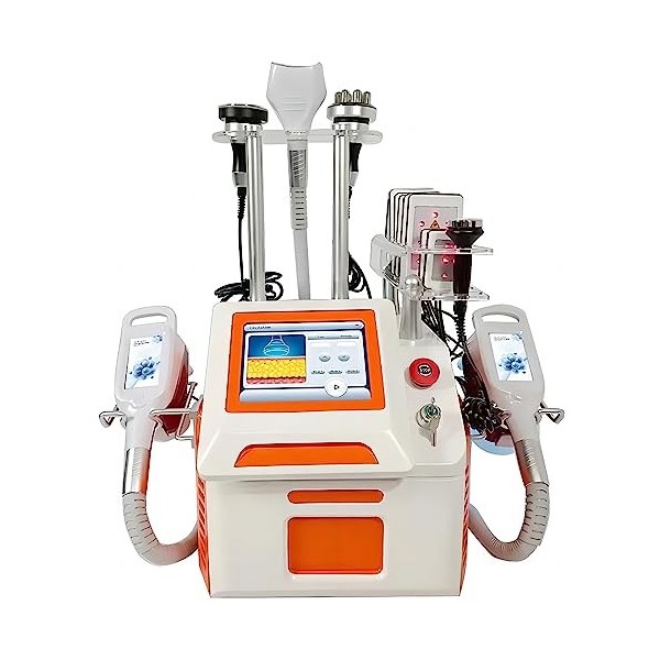 XNYXLPP Machine de congélation des Graisses par cryolipolyse 360, avec réduction de la Cellulite par Cavitation RF, Machine d