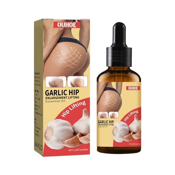 Huile Essentielle Raffermissante Hip Up, 1,01 Oz DMassage Pour Lélargissement La Hanche À Lail, Huile Repulpante Nourrissa