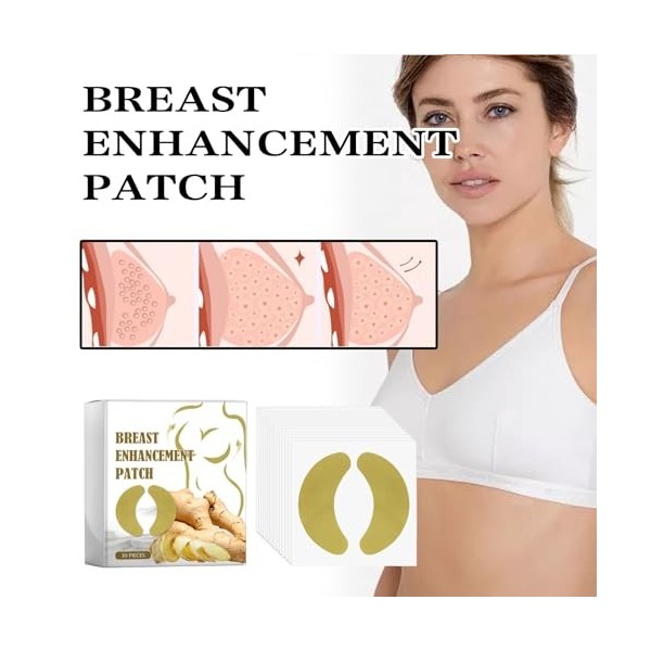 Mammaire Lift Patch,Patchs pour lAmélioration Poitrine,Patch Raffermissant les Seins,Patch de Raffermissement des Seins,Patc