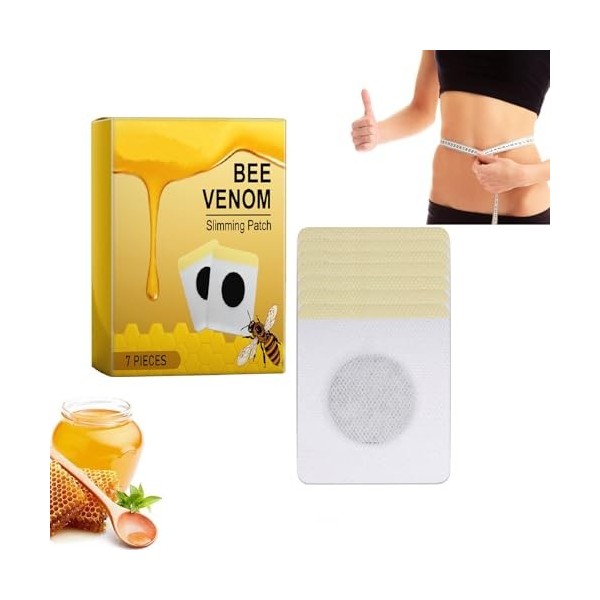 Patch Amincissant Venin Abeille,Bostore Patch Amincissant au Venin DAbeille,Patch Minceur de Drainage,Patch Minceur au Venin