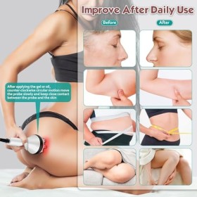 Cozion 40K Corps Amincissant Machine, 3 en 1 Cavitation Radiofrequence Appareil de Radiofréquence à Cavitation Multipolaire a