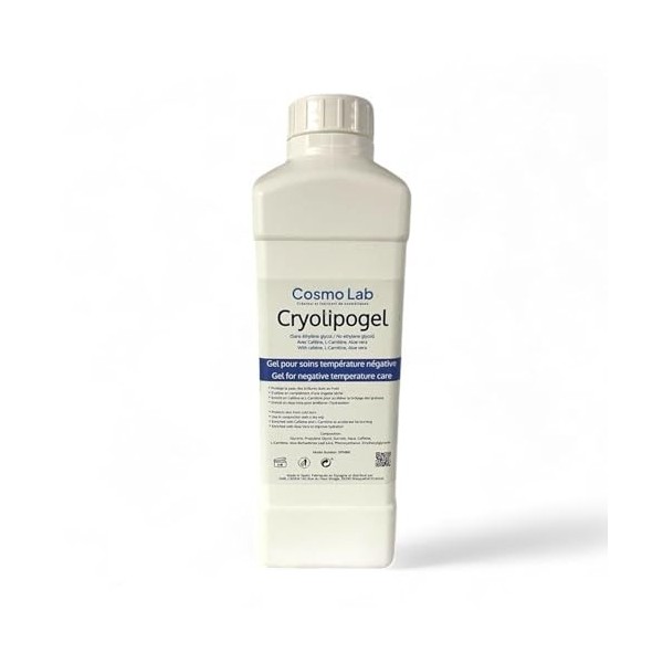 Cryolipogel - Gel pour membranes sèches de soins Cryolipolyse - 1000 ml