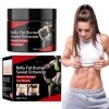 Tkekruh Crème Brûlante de Graisse 60g, Crème Musculaire Raffermissante, Fat Burning Cream, Réduire Efficacement Graisse sur L