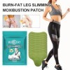 24 Pièces/Boîte Autocollants Moxibustion, Slimming Patch, Patch de Jambe à Base de Plantes, Patchs Minceurs pour Perte de Poi