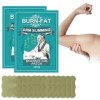 24 Pièces/Boîte Autocollants Moxibustion, Slimming Patch, Patch de Bras à Base de Plantes, Patchs Minceurs pour Perte de Poid