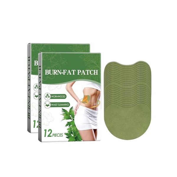 Patch Minceur, Patch Amincissant, 24 Pièces Slimming Patch, Anti Cellulite Patch, Brûleur de Graisse Naturelle pour Perte de 